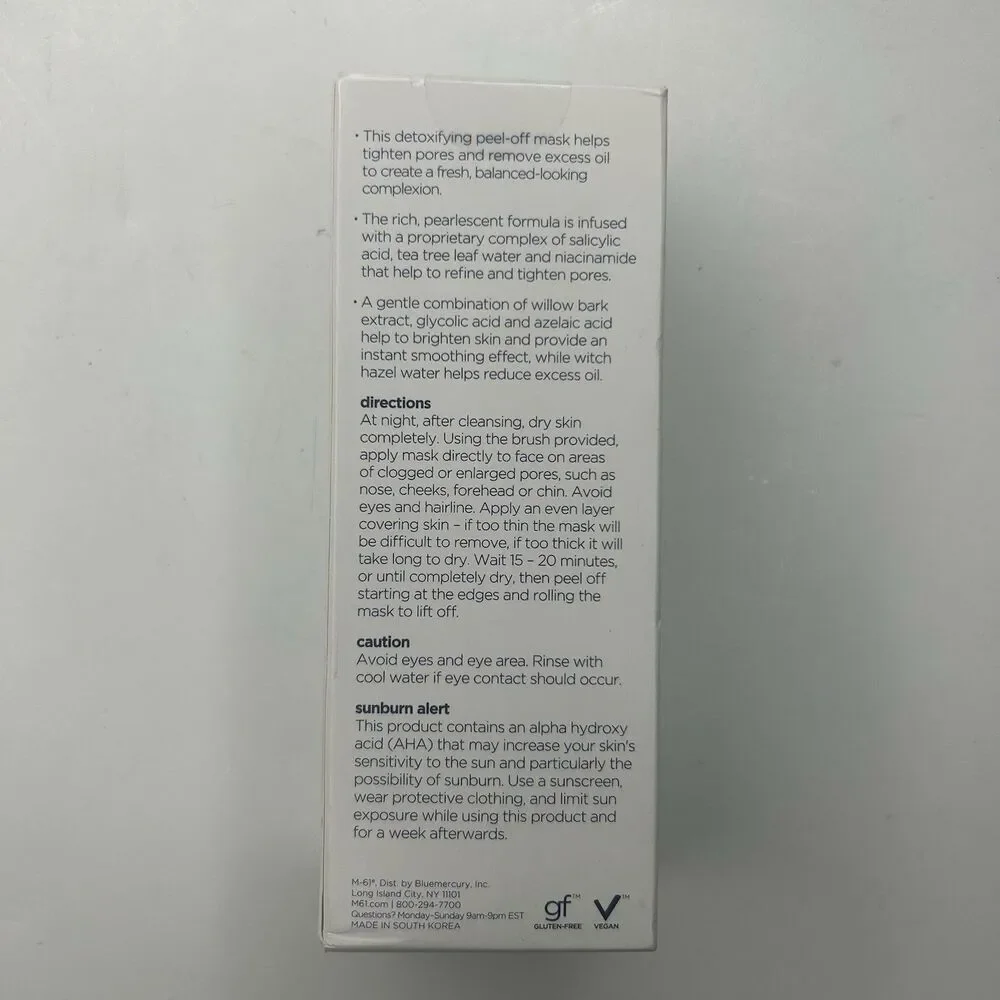 M-61 Power Pore Refining Mask DETOXIFYING PEEL-OFF PORE TREATMENT full size